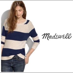Madewell Women's XS Striped Knit Sweater